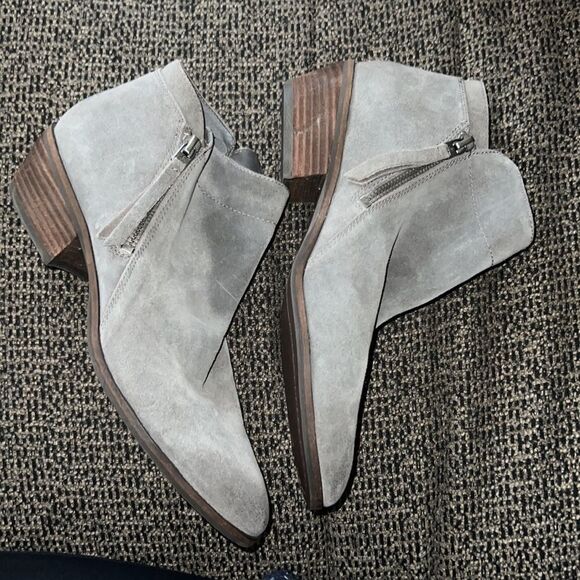 ✨ NWOT✨Sam Edelman Packer Gray Suede Ankle Boot✨ - Picture 5 of 7